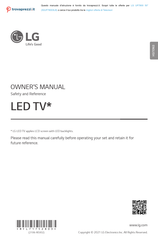 LG UP7800 Owner's Manual