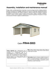 Palmako Lemeks FR44-5953 Assembly, Installation And Maintenance Manual
