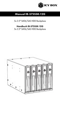 RaidSonic Technology ICY BOX IB-575SSK-12G Manual