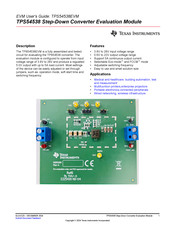 Texas Instruments TPS54538EVM User Manual