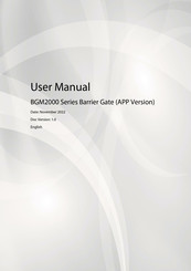 ZKTeco BGM2000 Series User Manual