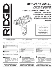 RIDGID R82101 Operator's Manual