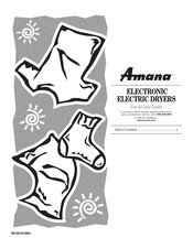 Amana NED7500VM0 Use & Care Manual
