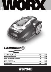 Worx LANDROID WG794E Original Instructions Manual