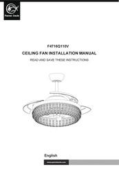 Parrot Uncle F4716Q110V Installation Manual
