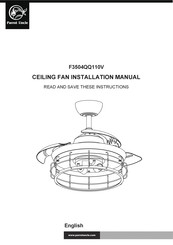 Parrot Uncle F3504QQ110V Installation Manual