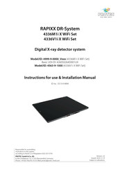 Protec RAPIXX DR-System 4336V1i X WiFi Set Instructions For Use & Installation Manual