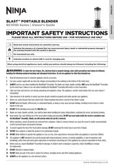 Ninja BLAST BC151IDWH Owner's Manual