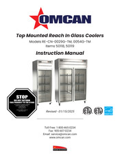 Omcan 50118 Instruction Manual