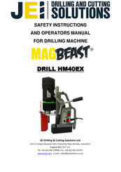 JEI MAGBEAST HM40EX Safety Instructions And Operator's Manual