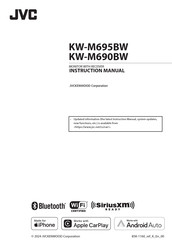 JVC KW-M690BW Instruction Manual