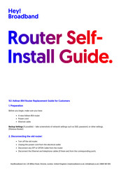 ADTRAN 854 Self-Install Manual