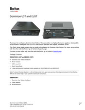 LEGRAND Raritan DKX3-UST Quick Setup Manual