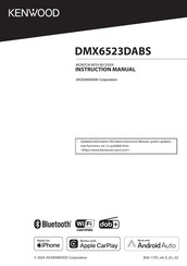 Kenwood DMX6523DABS Instruction Manual