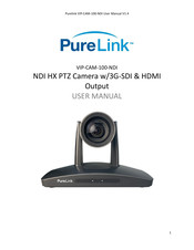 PureLink VIP-CAM-100-NDI User Manual