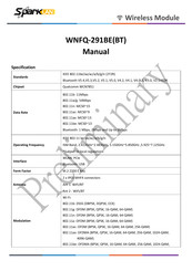 Sparklan WNFQ-291BE(BT) Manual