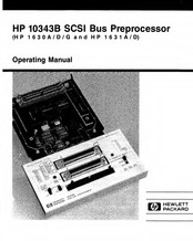 Hp 1630D Operating Manual