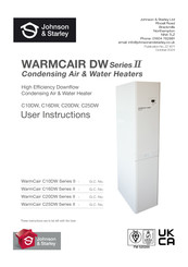 Johnson & Starley WARMCAIR DW II C10DW User Instructions