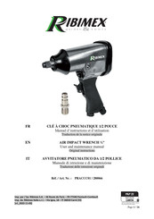 Ribimex PRACCC01 User And Maintenance Manual