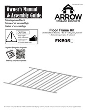 Arrow Storage Products FKE05 Series Owner's Manual & Assembly Manual