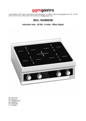 GGM gastro BFlex Digital INHB893B Manual