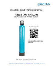 Watex CMB-10 Installation And Operation Manual