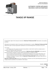 Electrolux TANGO XP Series Service Manual
