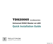 Teletask TDS20065 Quick Installation Manual
