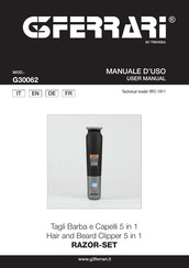 TREVIDEA G3 FERRARI RAZOR-SET User Manual