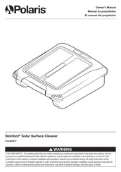 Polaris Skimbot Solar Surface Cleaner Owner's Manual