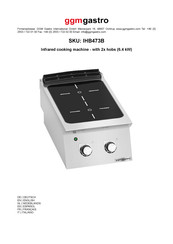 GGM gastro IHB473B Manual
