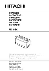 Hitachi UC 9SC Handling Instructions Manual