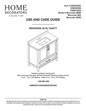 Home Decorators Collection 1009252308 Use And Care Manual