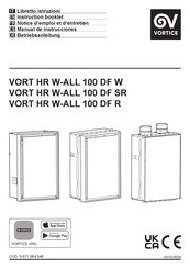 Vortice VORT HR W-ALL 100 DF W Instruction Booklet