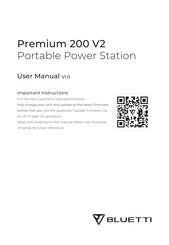 Bluetti Premium 200 V2 User Manual