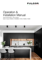 FULGOR FO990X Operation & Installation Manual