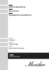 Monsher MDM 595 Blanc User Manual