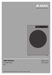 Asko TDC148XV User Manual