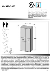 Forte WNS92-C830 Assembling Instruction