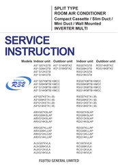 Fujitsu AO G14KBTA2 Series Service Instruction