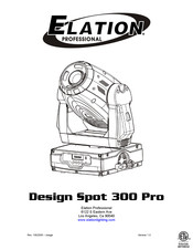Elation Design Spot 300 Pro User Manual