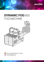 EuroLite DYNAMIC FOG 600 User Manual