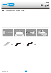 Prorack K005 Fitting Instructions Manual