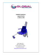 Global Pool Products Legend L-350 Owner's Manual