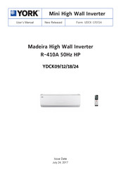 York YDCK12 User Manual