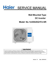 Haier 1U25S2SQ1FA-NR Service Manual