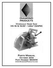 Diamond Products HS-16-12 Parts Manual