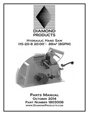 Diamond Products HS-20-8 Parts Manual