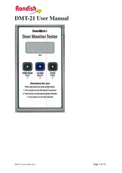 Rondish DoorAlert+ DMT-21 User Manual