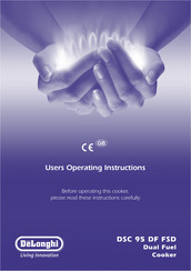 DeLonghi DSC 95 DF FSD User Operating Instructions Manual